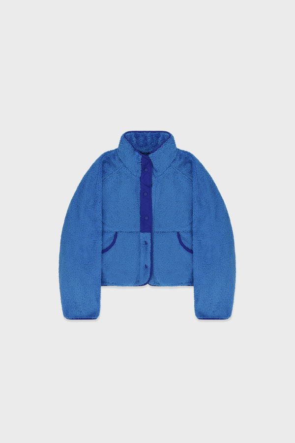 Enavant TEDDY SHERPA JACKET in the color Blue