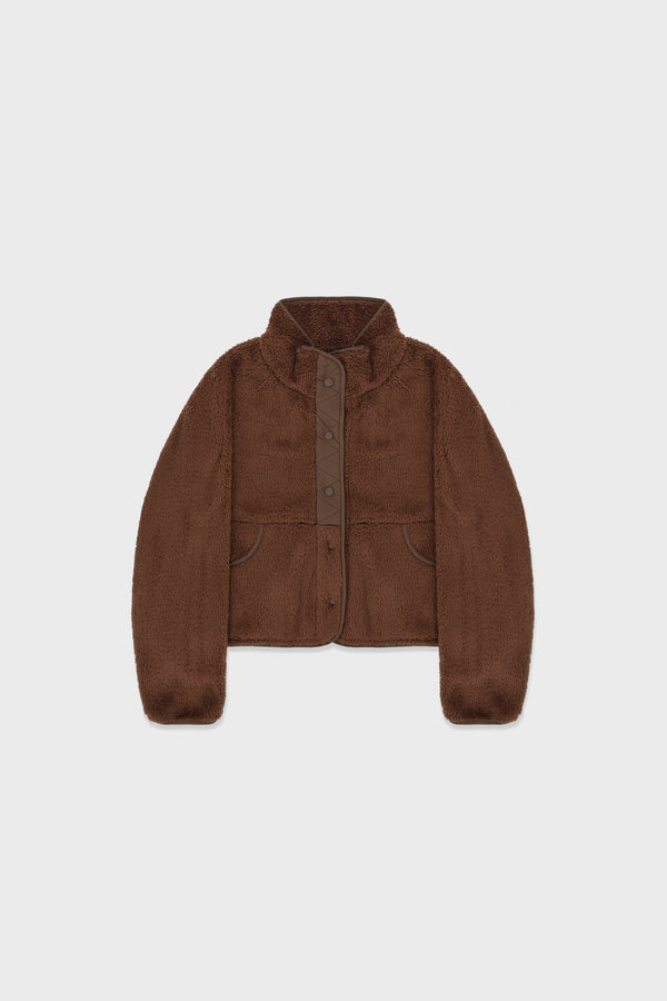 Enavant TEDDY SHERPA JACKET in the color Brown