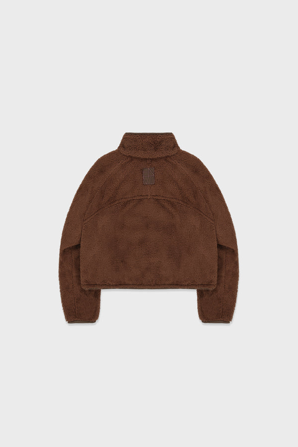 Enavant TEDDY SHERPA JACKET in the color Brown