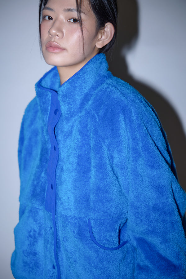 Enavant TEDDY SHERPA JACKET in the color Blue