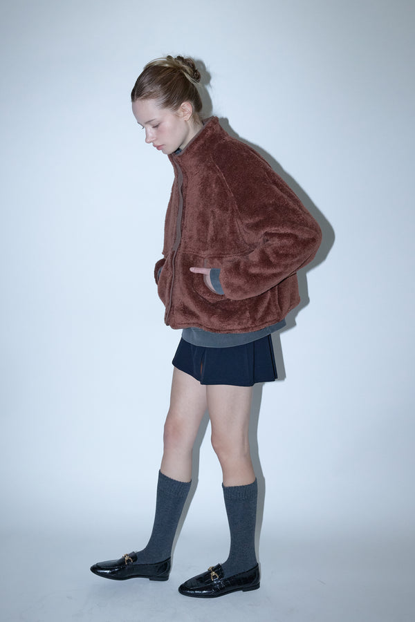 Enavant TEDDY SHERPA JACKET in the color Brown