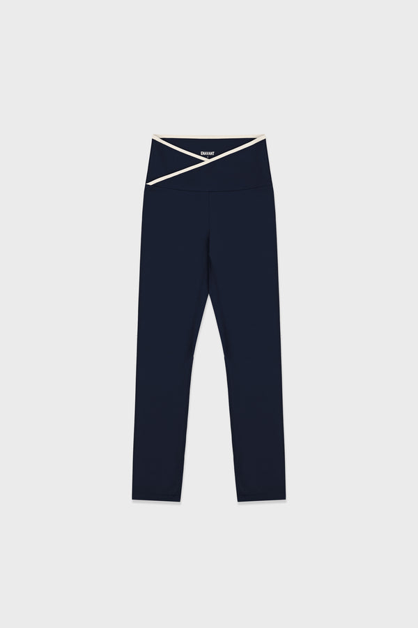 Enavant TRIM WAISTLINE LEGGING in the color Navy