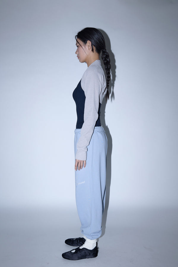 Enavant VELOUR KNIT SHRUG in the color Light Gray