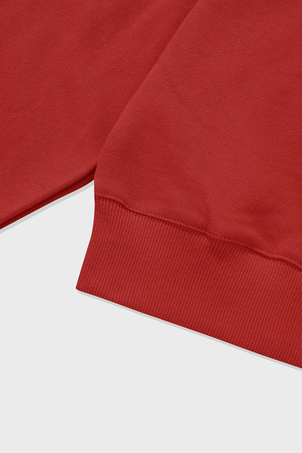 Enavant DYLAN V-NECK SWEATSHIRT in the color Red