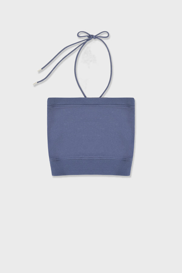 Enavant SUNLEE HALTER TOP in the color Dutch Blue